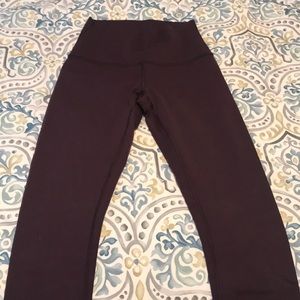 High rise lululemon wunder under leggings